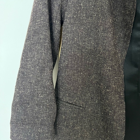 Silence + Noise blazer, size S (4/6), brown/tan twill - Picture 6 of 7